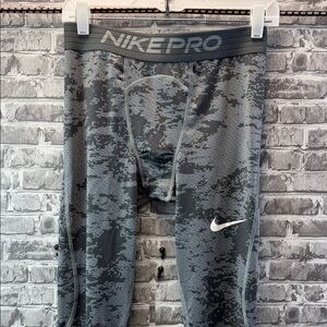 Nike Pro Camo Gray Leggings